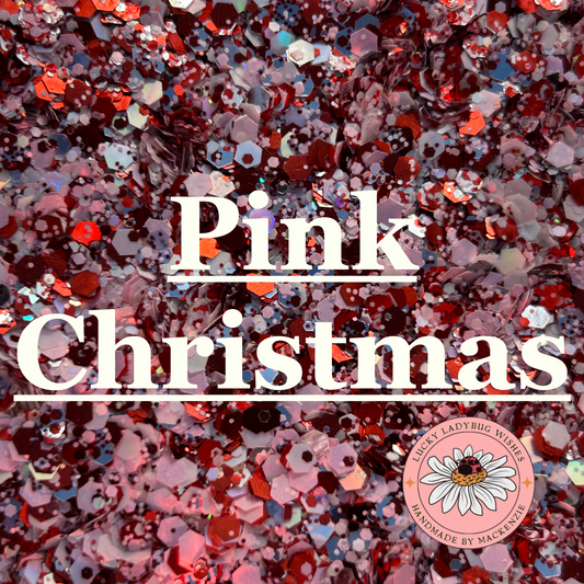 Pink Christmas Glitter