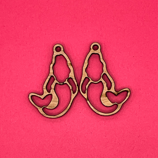 Blank Mermaid wooden bezel