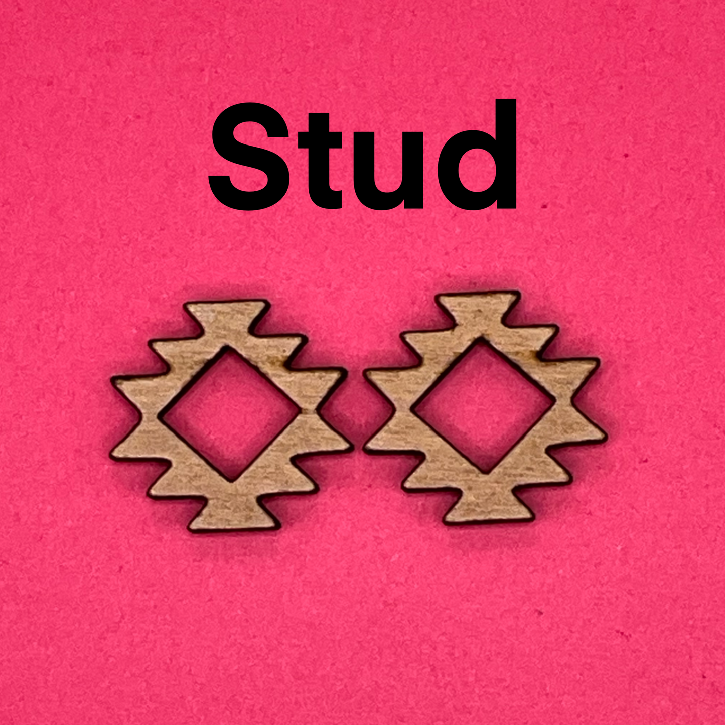 Blank aztec wooden bezels