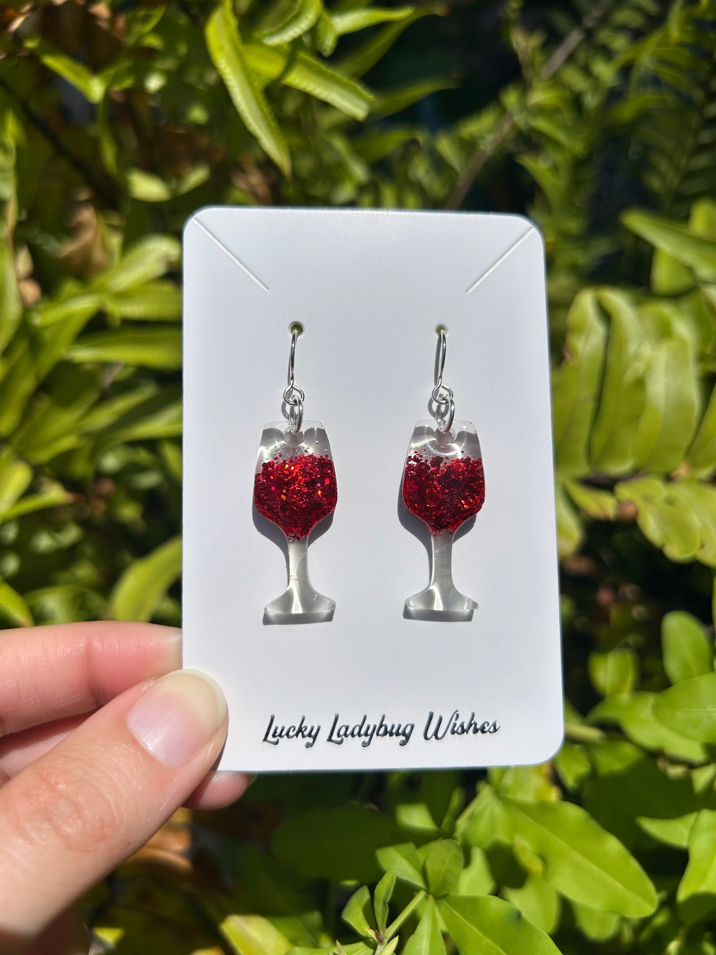 Wine Glass earrings