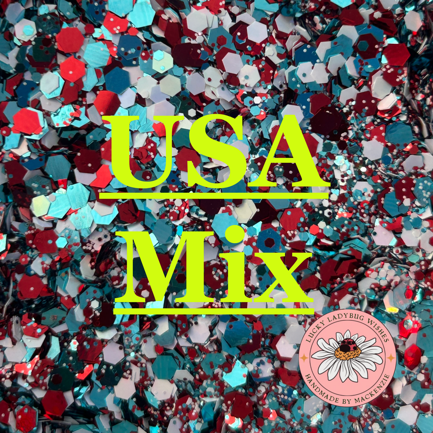 USA Mix Glitter