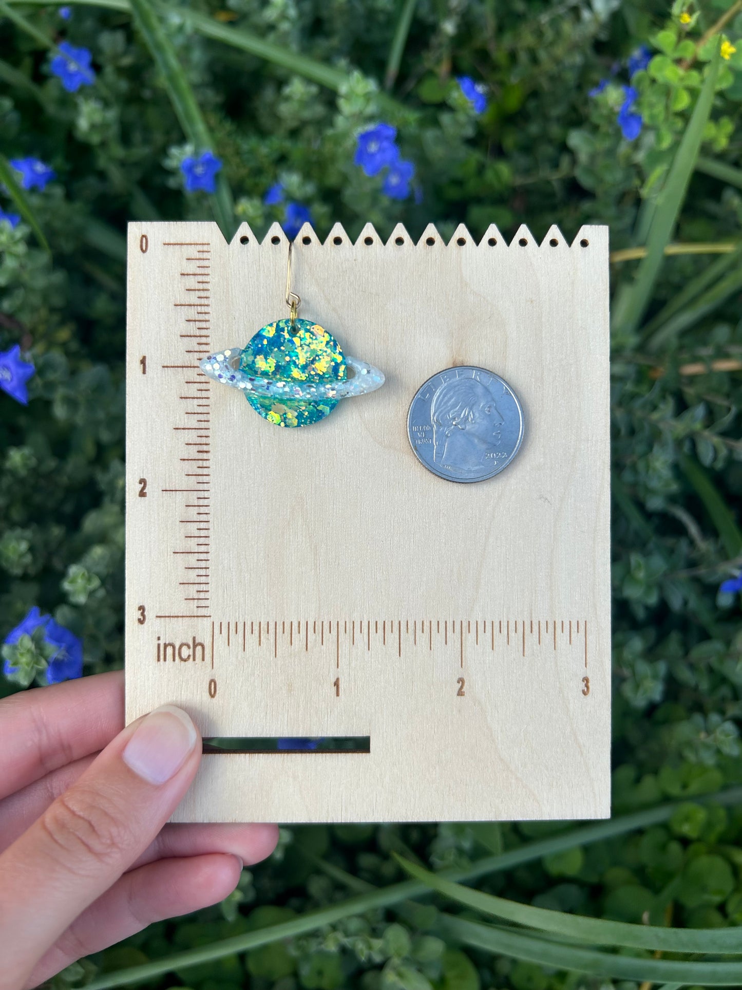 Planet earrings