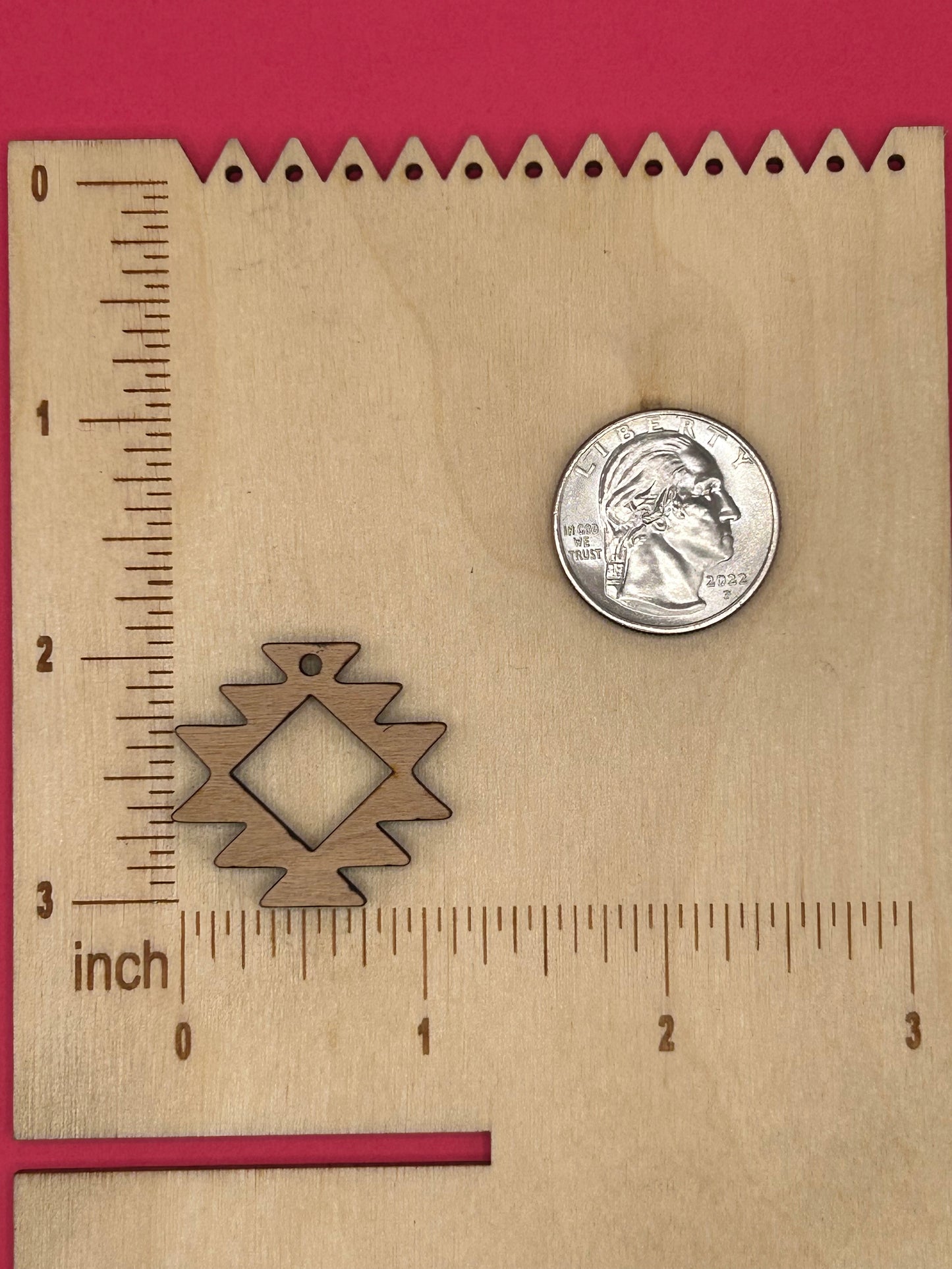 Blank aztec wooden bezels