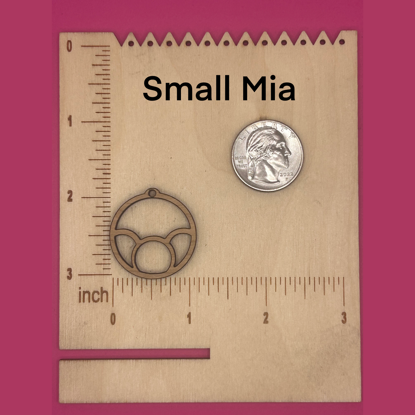 Blank Mia wooden bezel