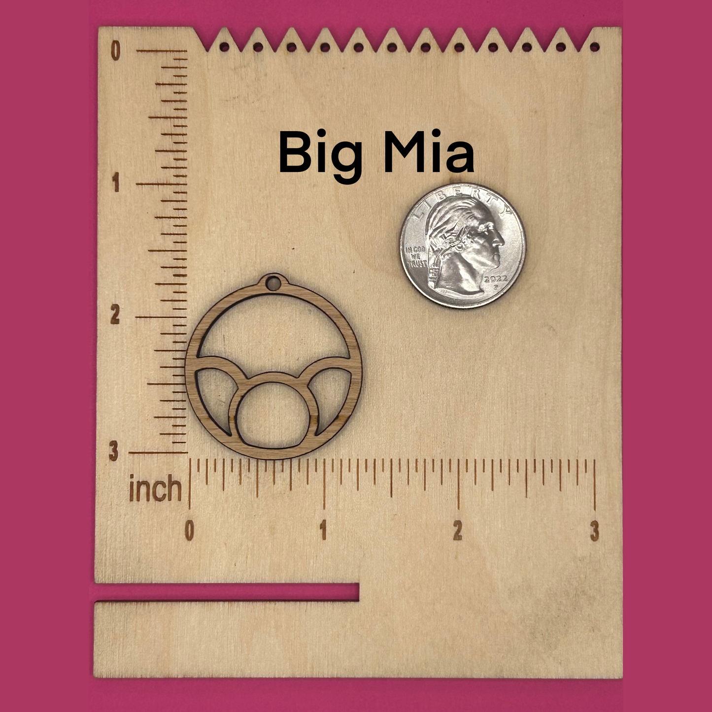 Blank Mia wooden bezel