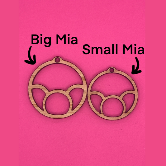 Blank Mia wooden bezel