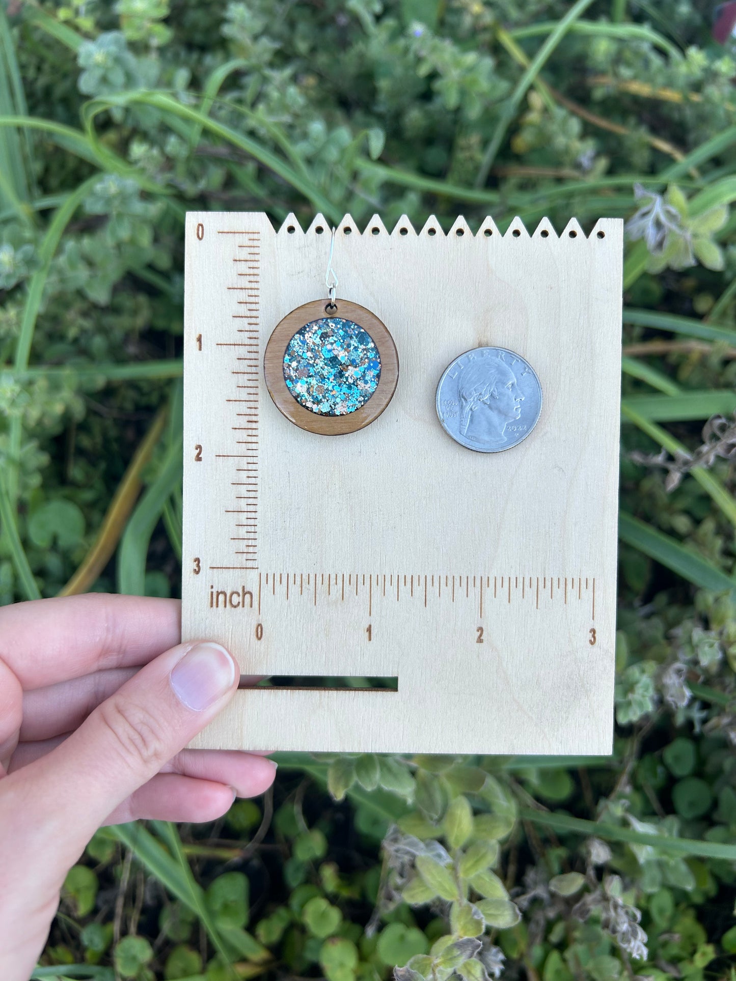 Cleo wooden earrings