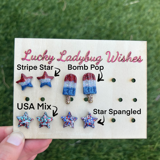 Fourth of July Studs
