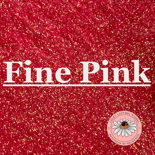 Fine Pink fluorescent Glitter