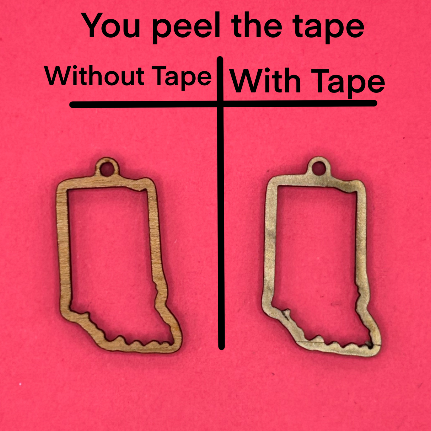 Blank Indiana wooden bezel