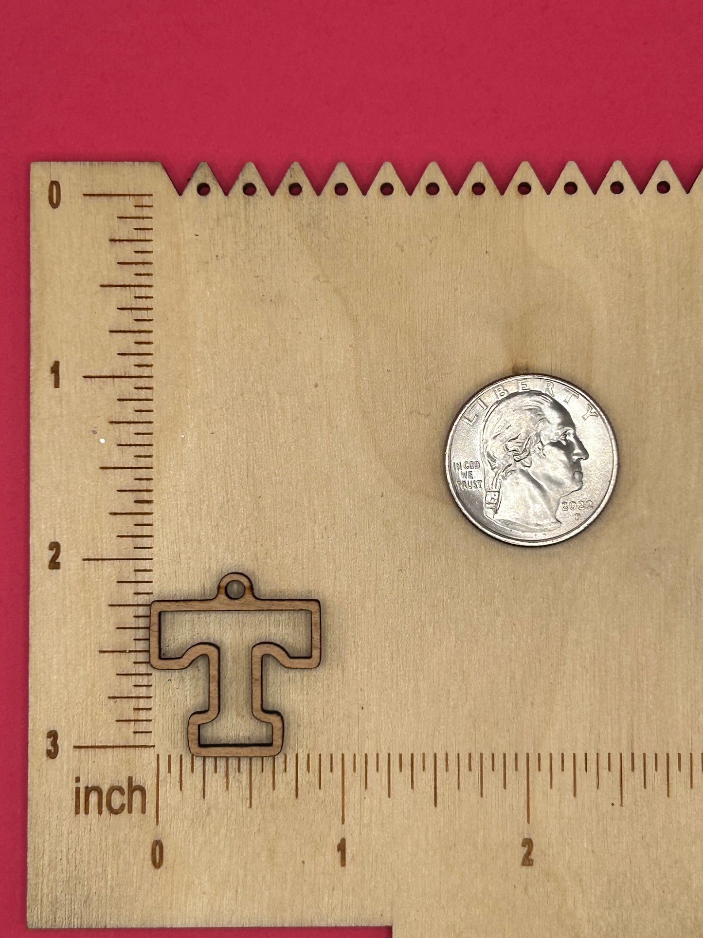 Blank Tennessee Logo wooden bezels