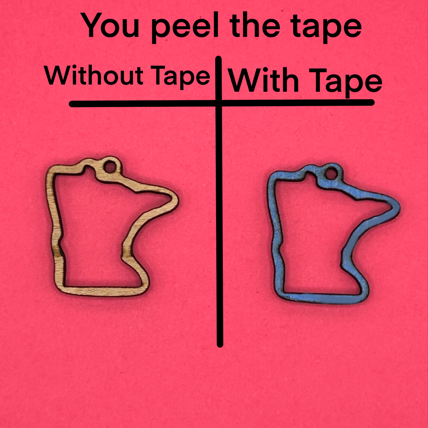 Blank Minnesota wooden bezel