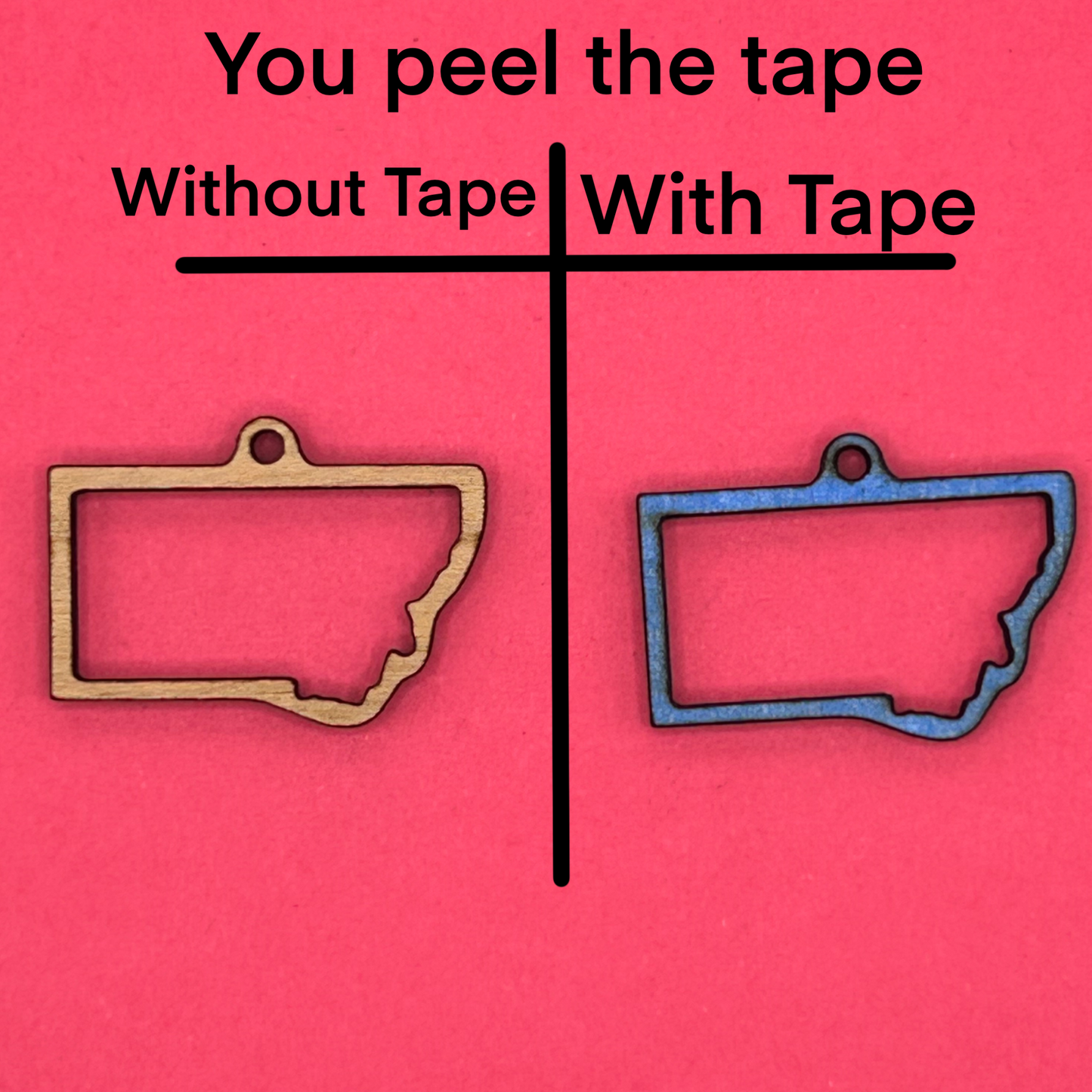 Blank Montana wooden bezel