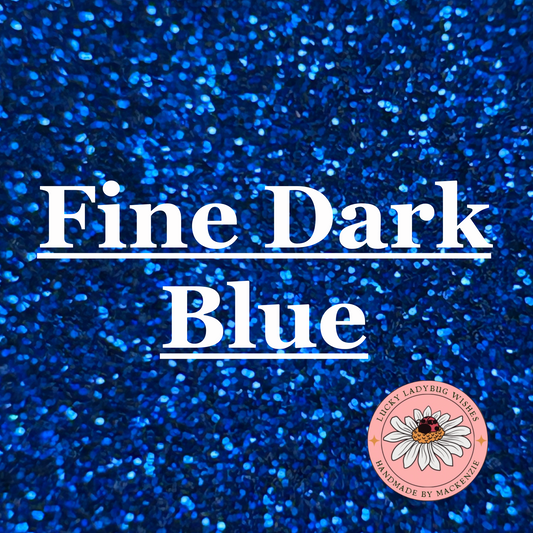 Fine Dark Blue Glitter