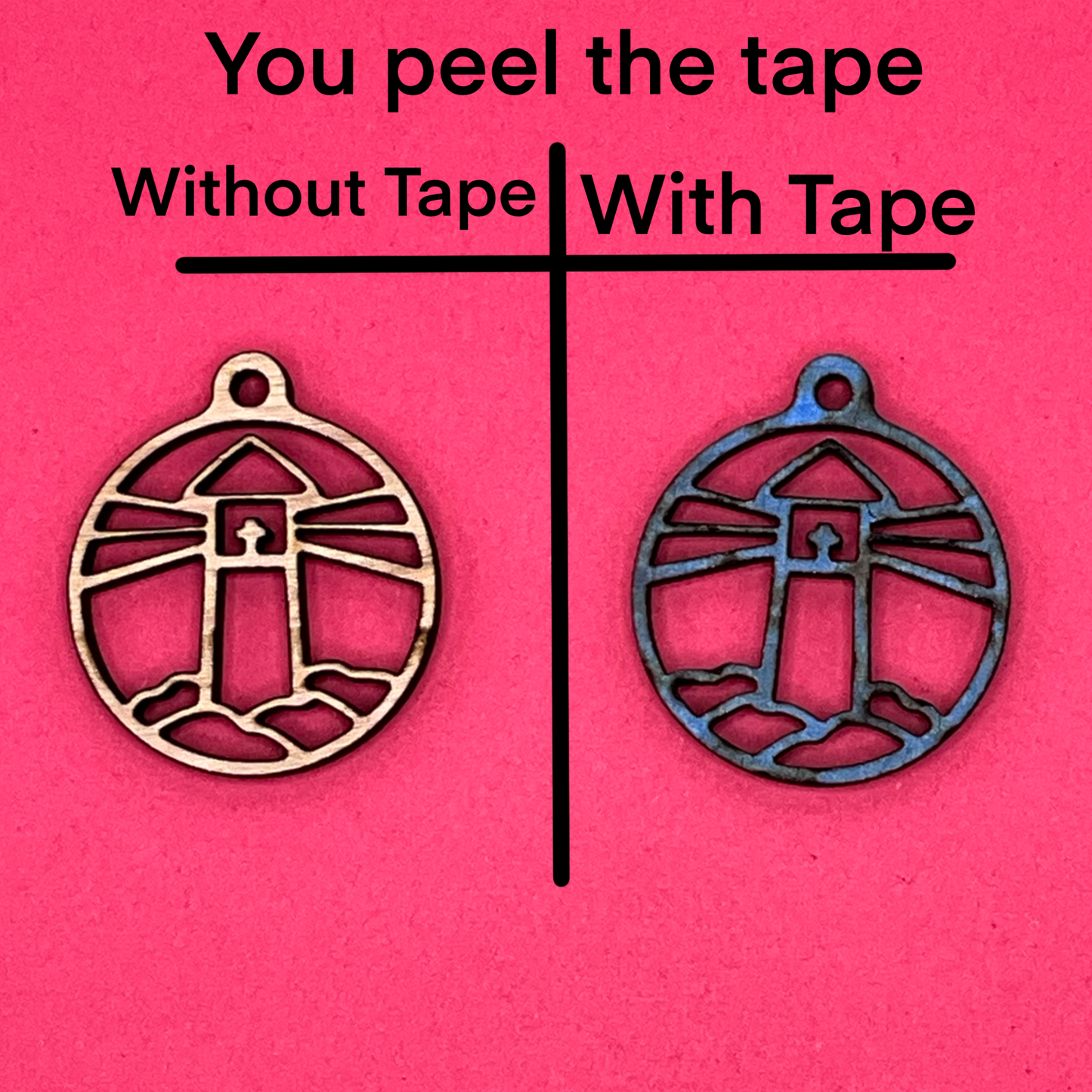 Blank Lighthouse wooden bezel