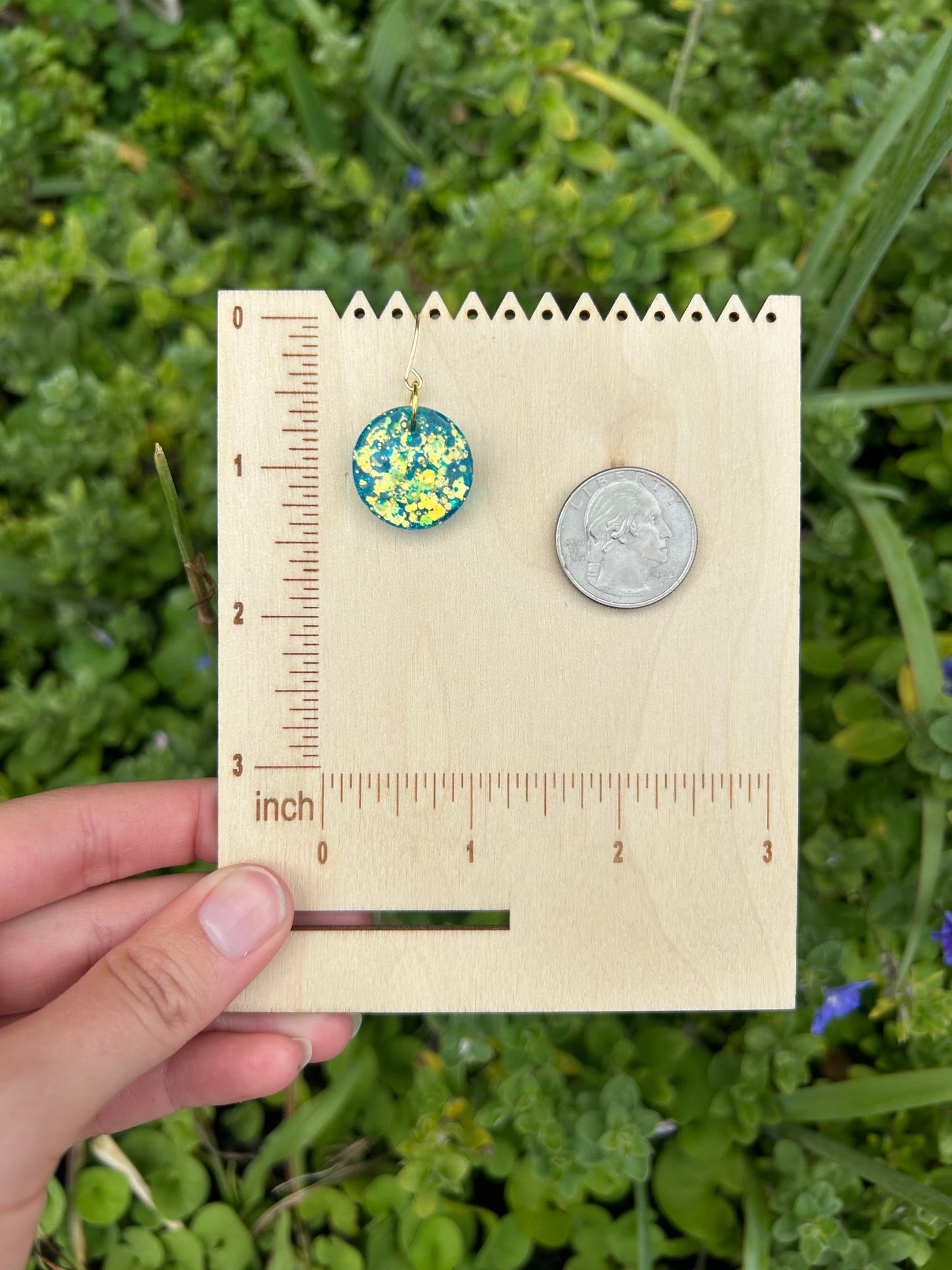 Small Summer Sunset earrings