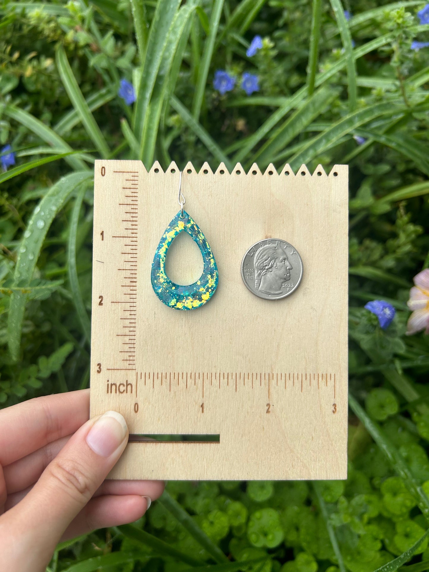 Small Summer Sunset earrings