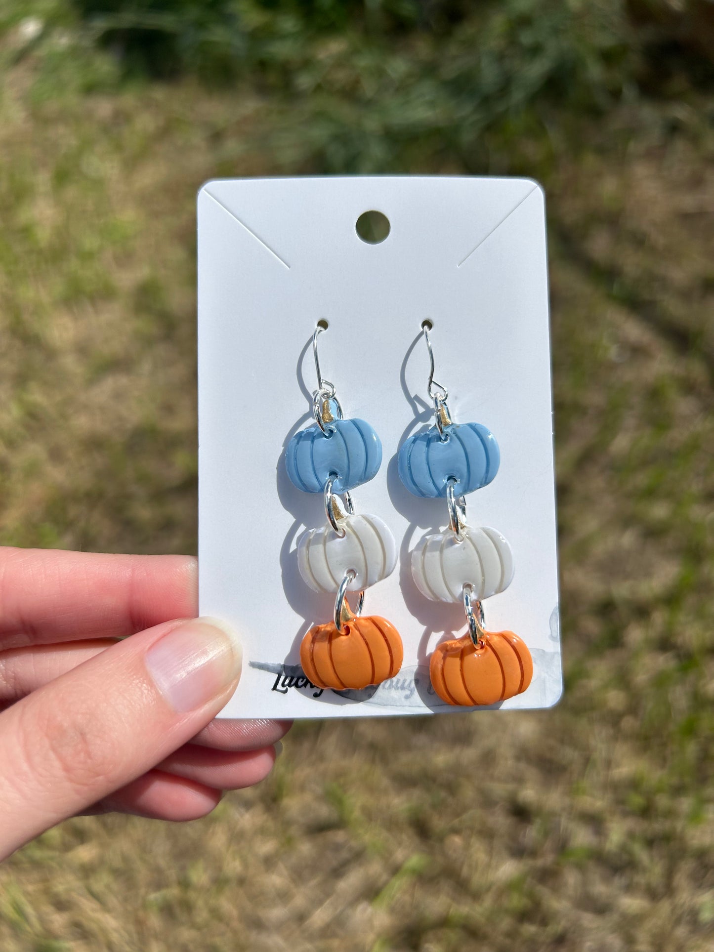 3-tier blue pumpkin