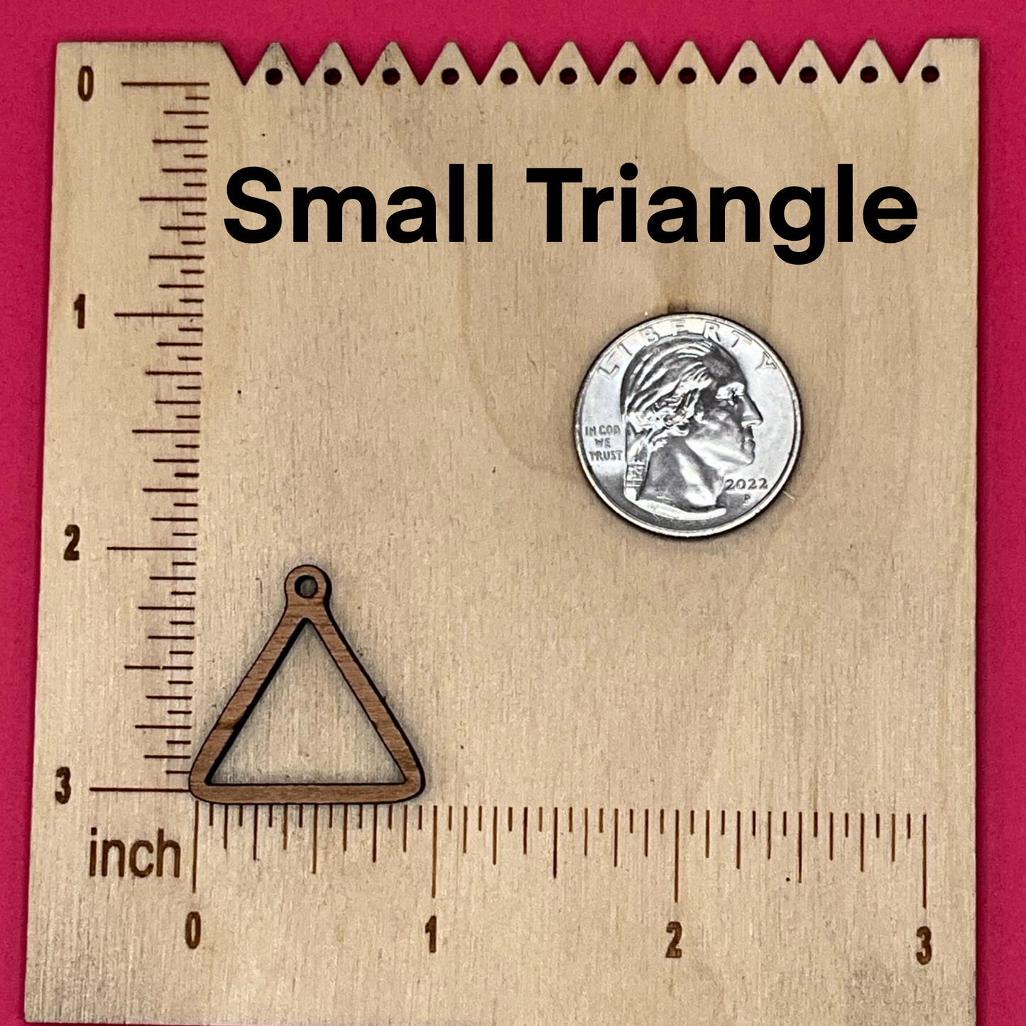 Blank Triangle wooden bezels