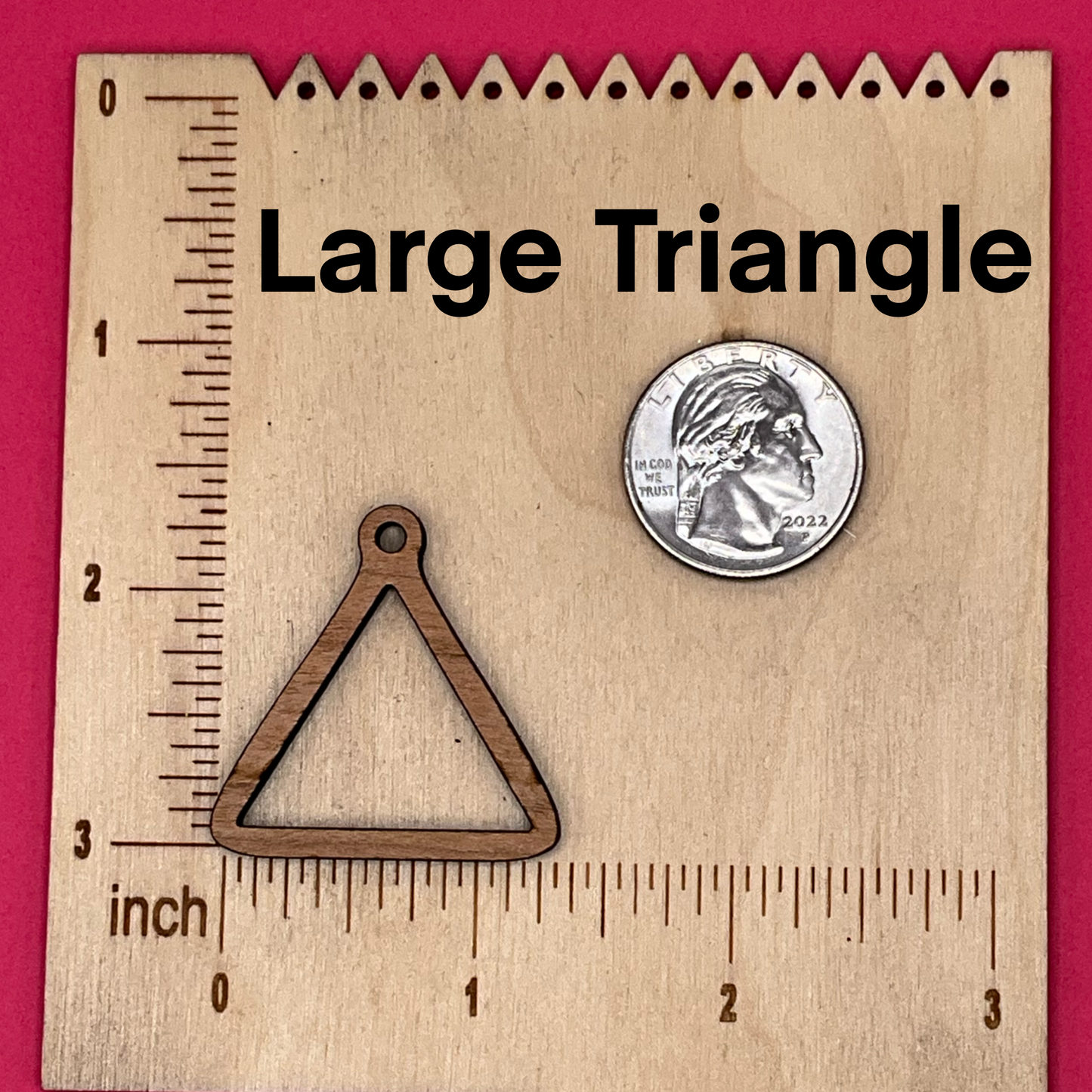 Blank Triangle wooden bezels