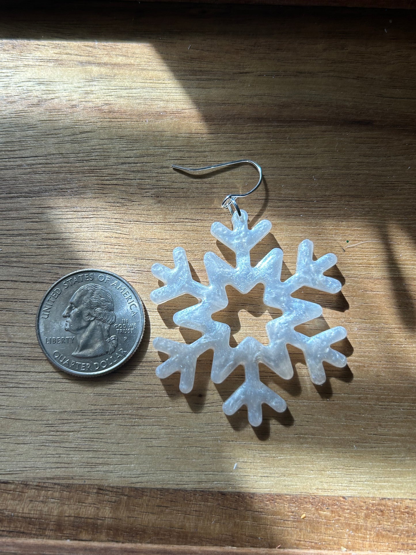 Snowflake earrings