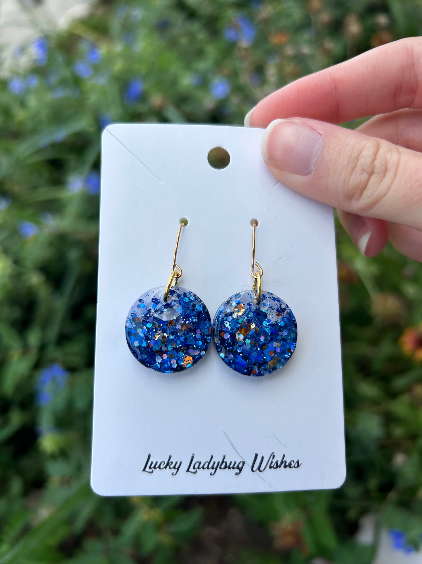 Small river treasure earrings