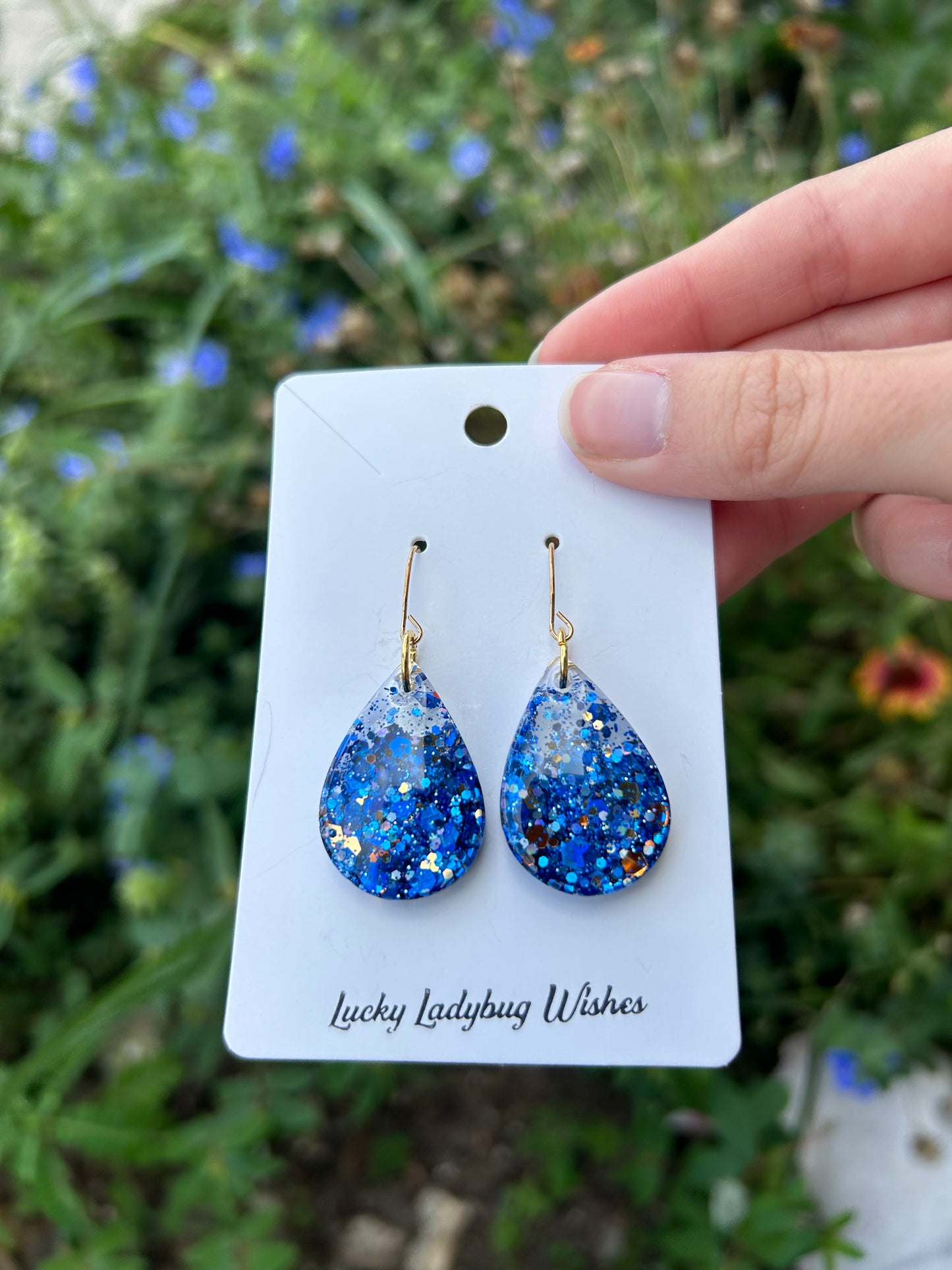 Small river treasure earrings