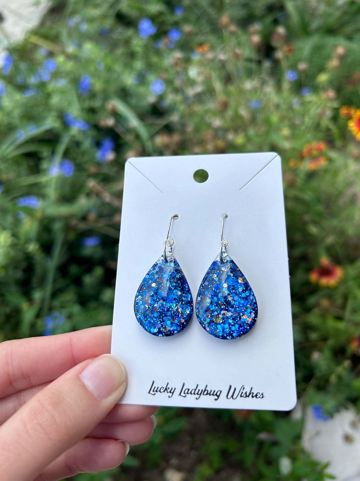 Small river treasure earrings