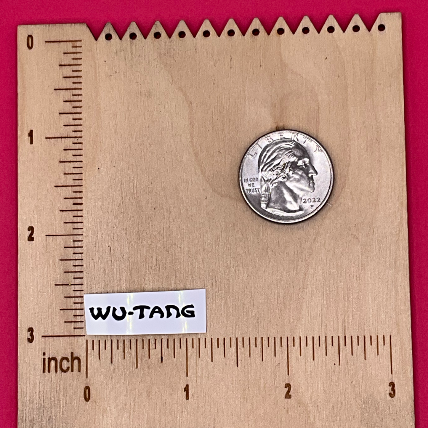 Blank custom Wu-Tang wooden bezels
