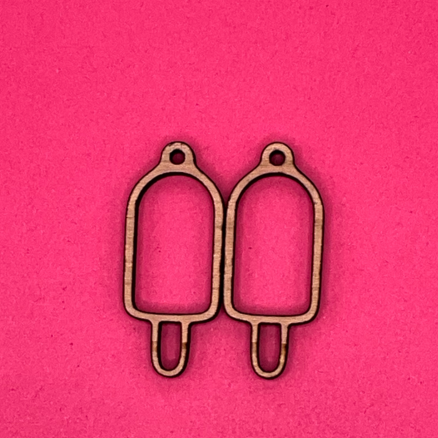 Blank Popsicle wooden bezels