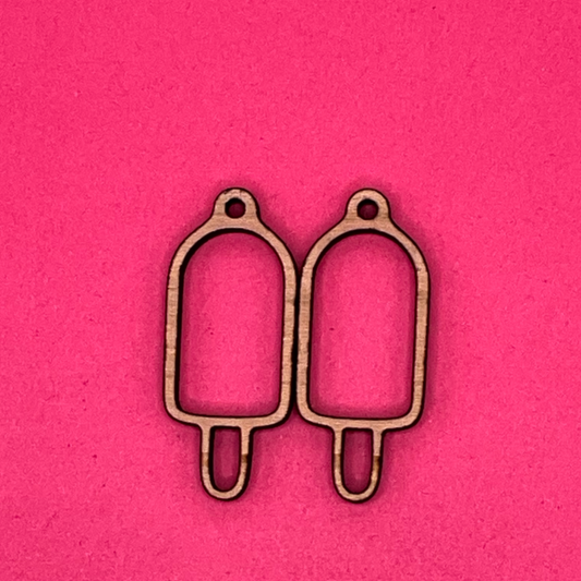 Blank Popsicle wooden bezels