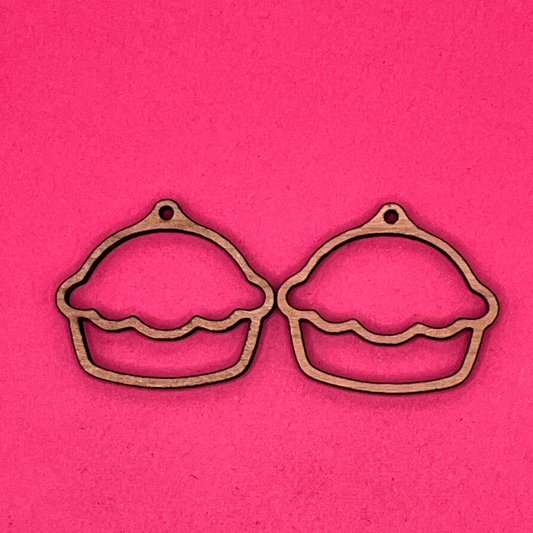 Blank Pie wooden bezels