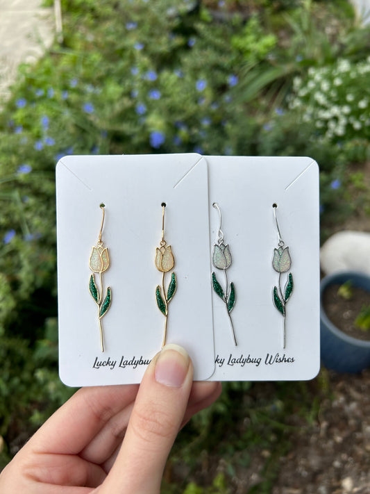 Tulip earrings