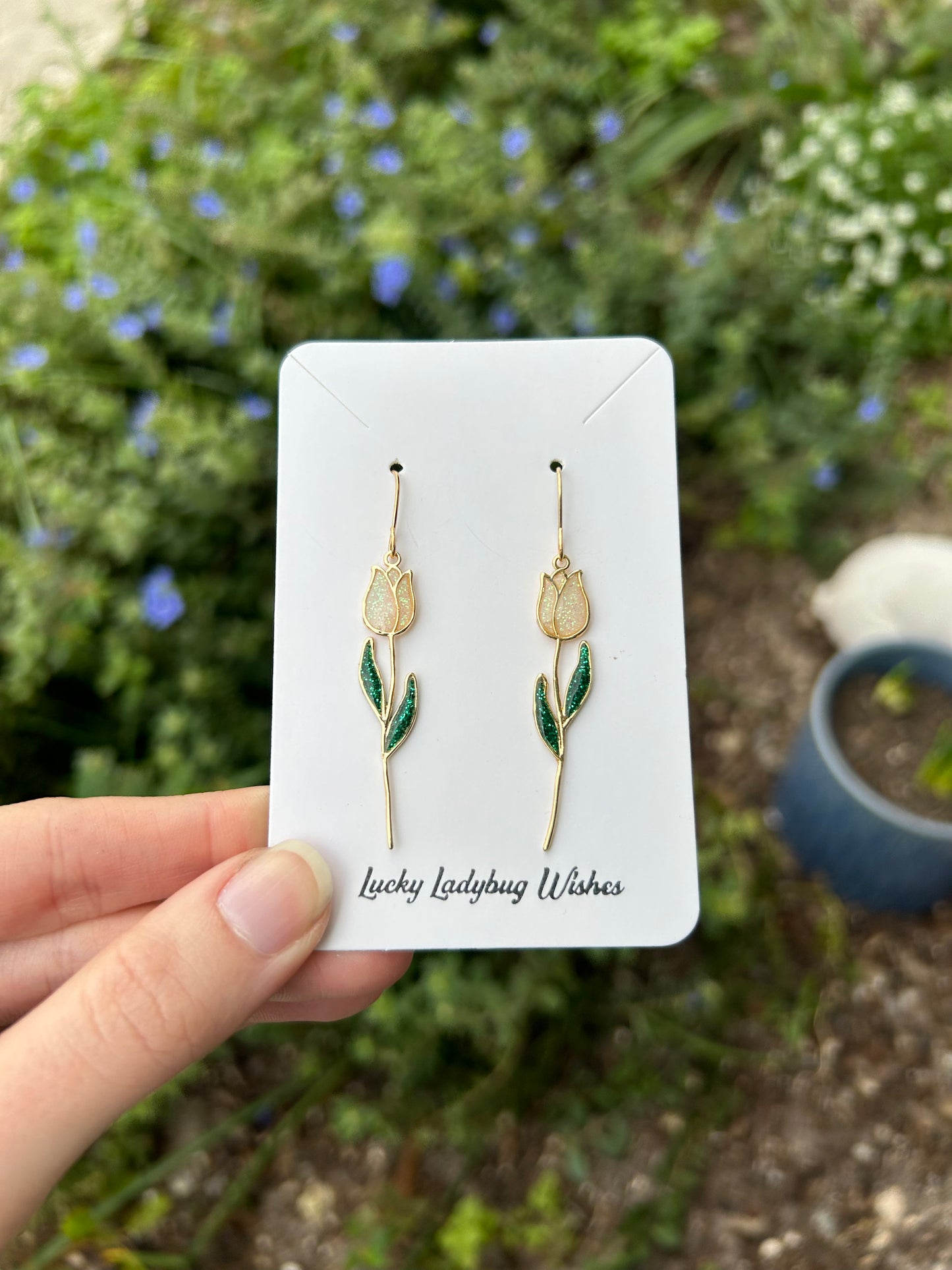 Tulip earrings