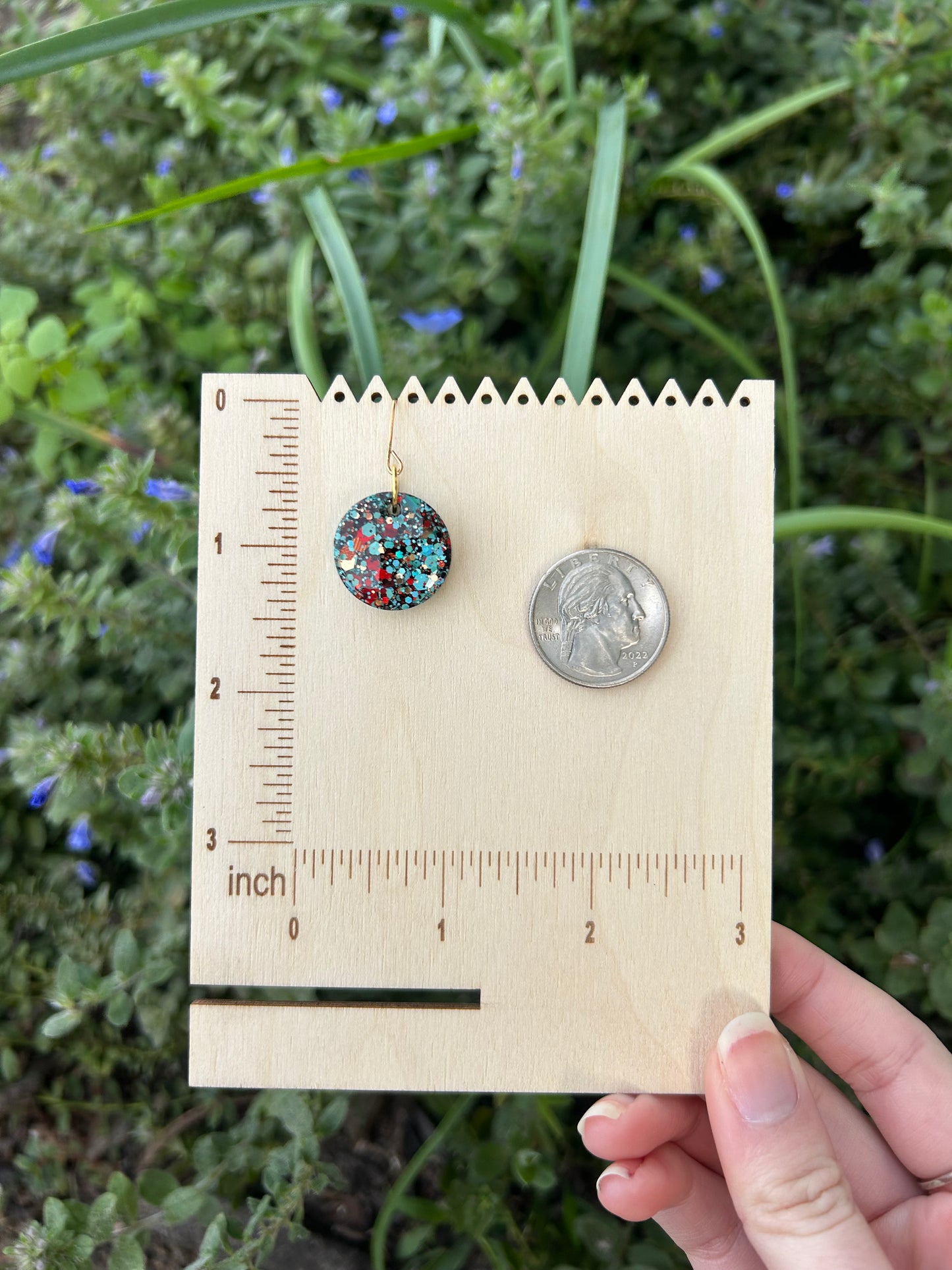 Small atta girl earrings