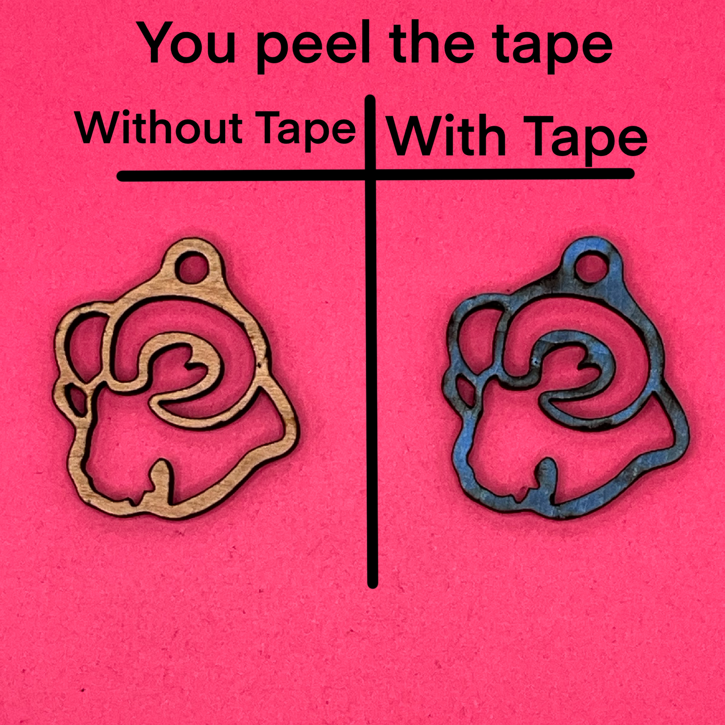 Blank Ram Head wooden bezels