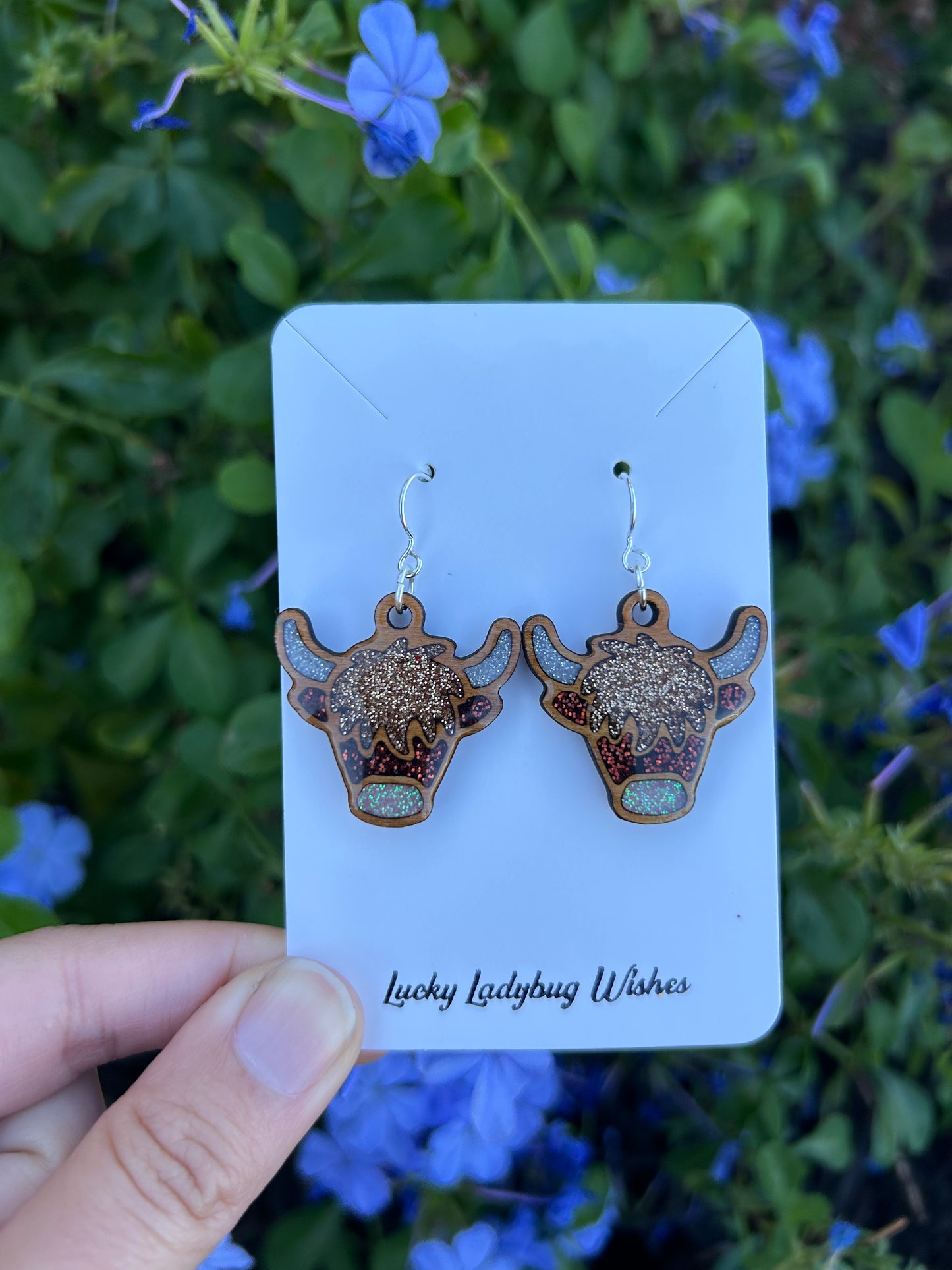 Highland Cow earrings