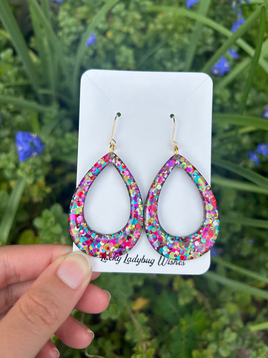 Big Rainbow earrings