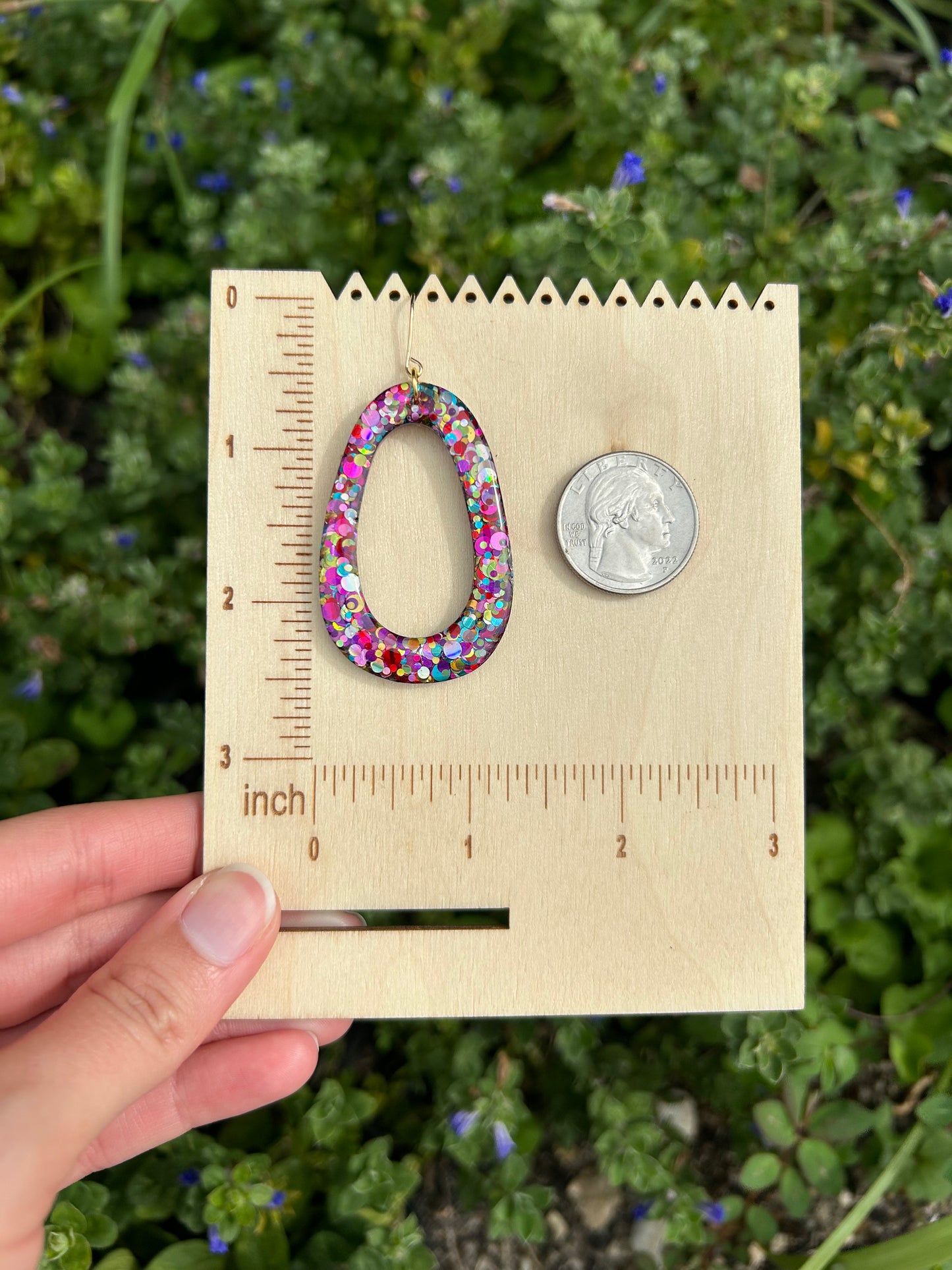 Big Rainbow earrings