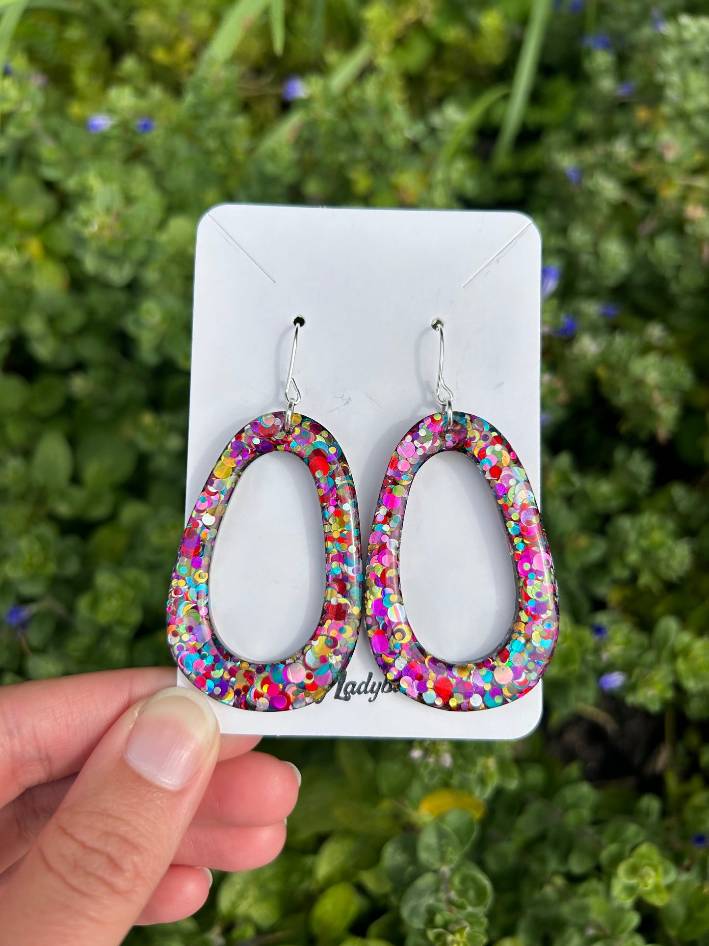 Big Rainbow earrings