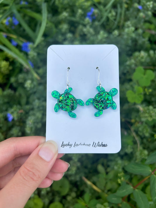 Turtle earrings