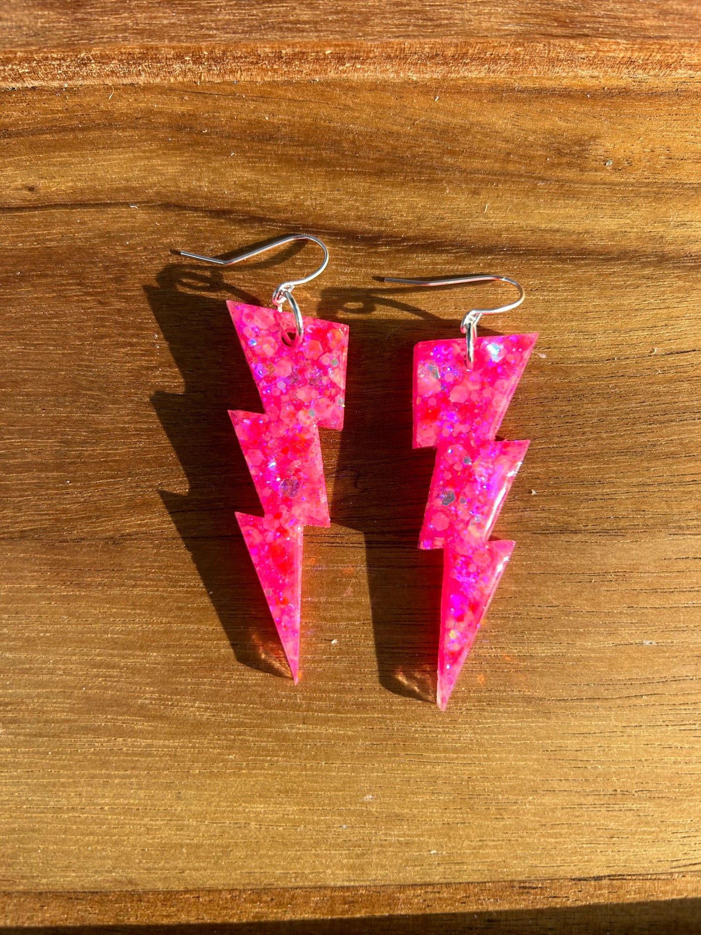 Lightning bolt earrings