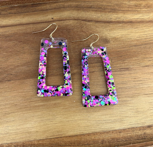 Big Retro Flair earrings